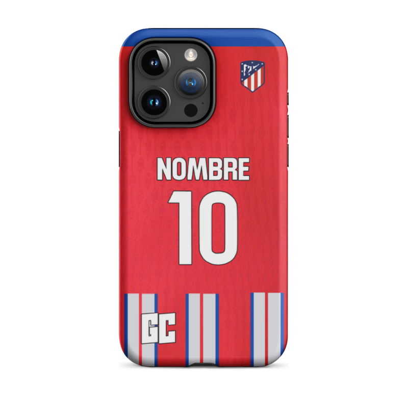 Funda personalizada Atlético primera equipación