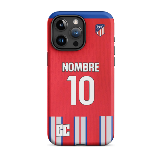 Funda personalizada Atlético primera equipación