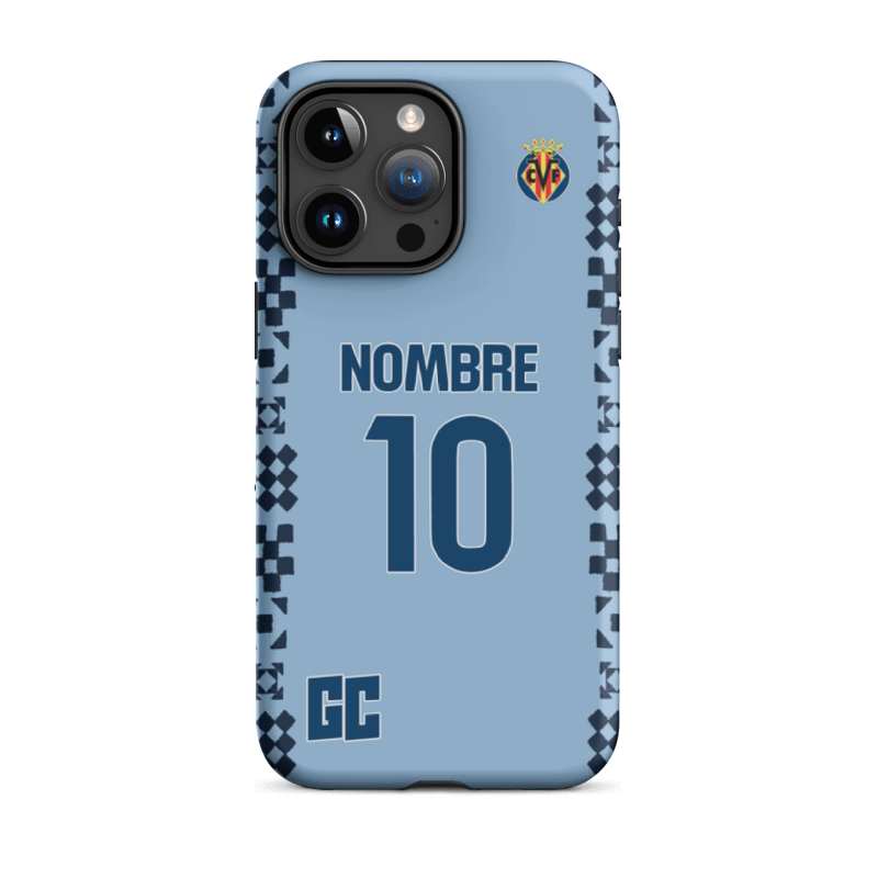 Funda personalizada Villarreal segunda equipación