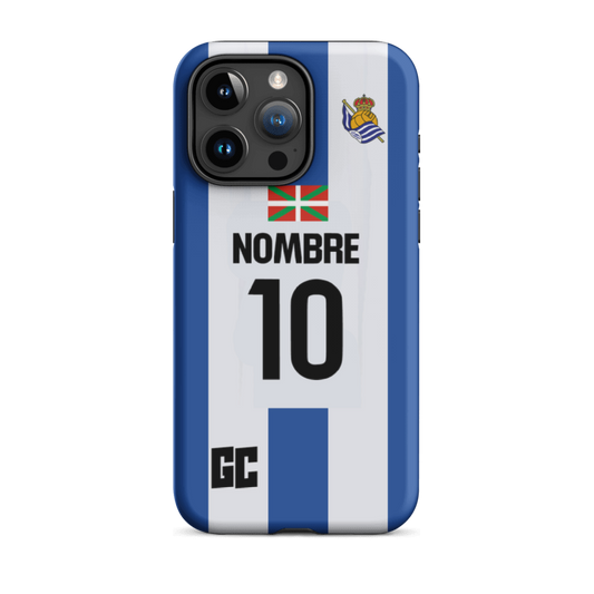 Funda personalizada Real Sociedad primera equipación