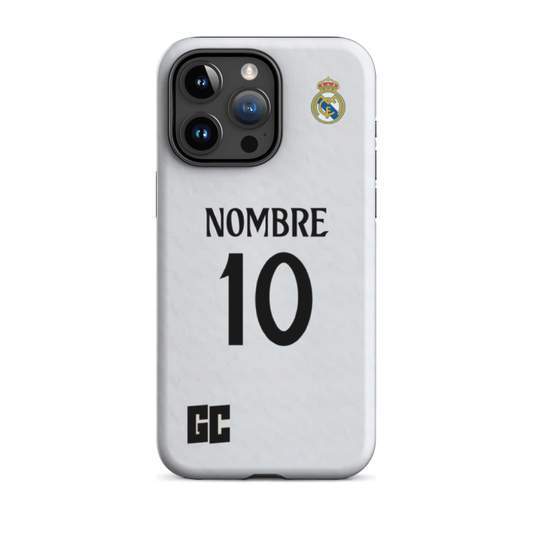 Funda personalizada Real Madrid primera equipación