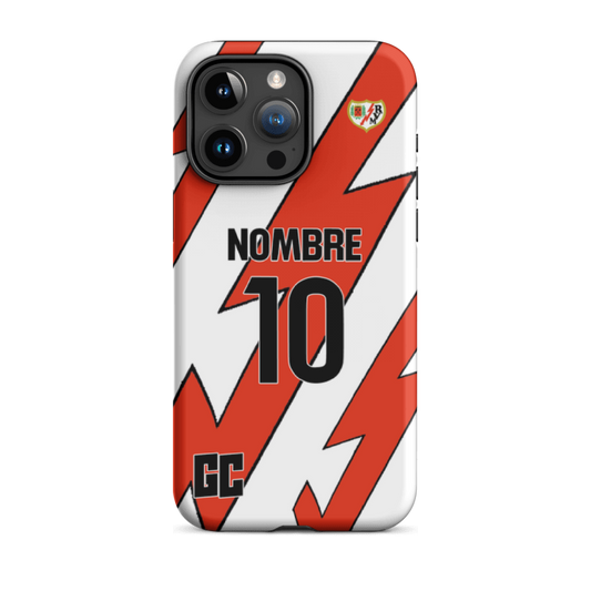 Funda personalizada Rayo Vallecano primera equipación