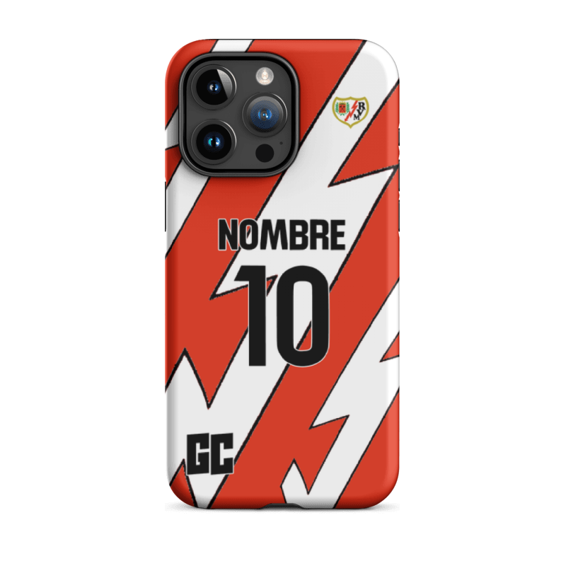 Funda personalizada Rayo Vallecano segunda equipación