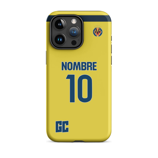 Funda personalizada Villarreal primera equipación