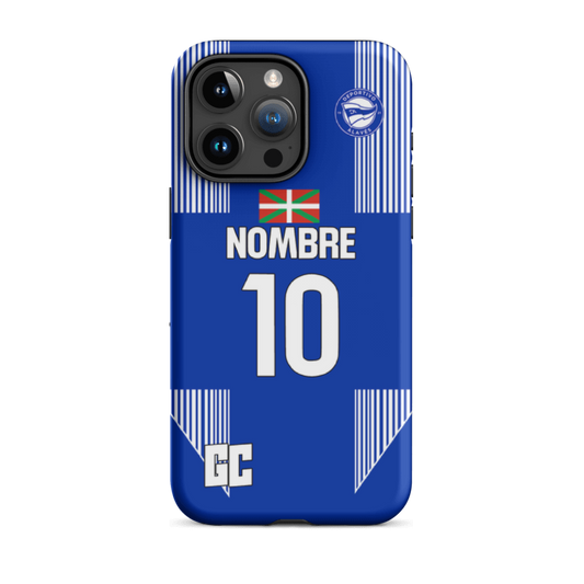 Funda personalizada Alavés primera equipación