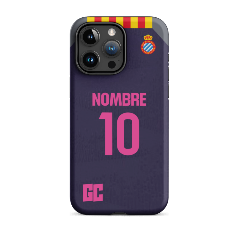 Funda personalizada Espanyol segunda equipación