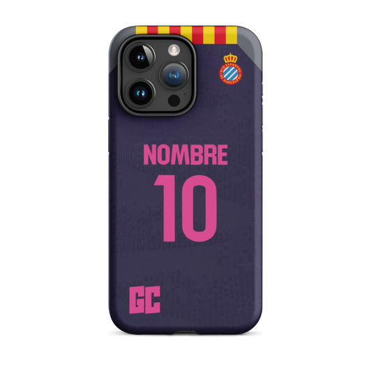 Funda personalizada Espanyol segunda equipación